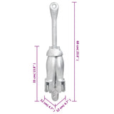 NNEVL Folding Anchor Silver 8 kg Malleable Iron