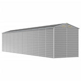 NNEVL Garden Shed Light Grey 191x895x198 cm Galvanised Steel