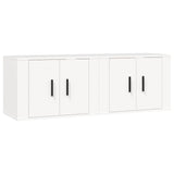 NNEVL Wall-mounted TV Cabinets 2 pcs White 57x34.5x40 cm