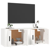 NNEVL Wall-mounted TV Cabinets 2 pcs White 57x34.5x40 cm