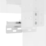 NNEVL Wall-mounted TV Cabinets 2 pcs High Gloss White 57x34.5x40 cm