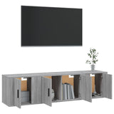 NNEVL 3 Piece TV Cabinet Set Grey Sonoma Engineered Wood