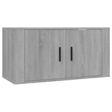 NNEVL 3 Piece TV Cabinet Set Grey Sonoma Engineered Wood