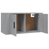 NNEVL 3 Piece TV Cabinet Set Grey Sonoma Engineered Wood
