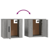 NNEVL 3 Piece TV Cabinet Set Grey Sonoma Engineered Wood