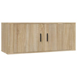 NNEVL 2 Piece TV Cabinet Set Sonoma Oak Engineered Wood