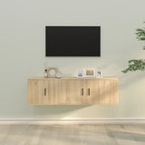 NNEVL 2 Piece TV Cabinet Set Sonoma Oak Engineered Wood