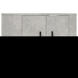 NNEVL 2 Piece TV Cabinet Set Concrete Grey Engineered Wood