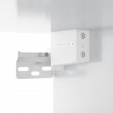 NNEVL 3 Piece TV Cabinet Set High Gloss White Engineered Wood