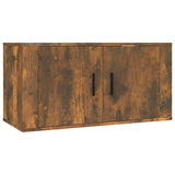 NNEVL 4 Piece TV Cabinet Set Smoked Oak Engineered Wood