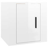 NNEVL 7 Piece TV Cabinet Set High Gloss White Engineered Wood