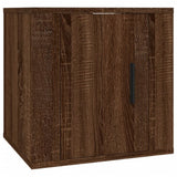NNEVL 6 Piece TV Cabinet Set Brown Oak Engineered Wood