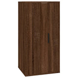 NNEVL 6 Piece TV Cabinet Set Brown Oak Engineered Wood