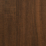 NNEVL 6 Piece TV Cabinet Set Brown Oak Engineered Wood