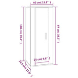 NNEVL 2 Piece TV Cabinet Set High Gloss White Engineered Wood