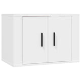 NNEVL 3 Piece TV Cabinet Set White Engineered Wood
