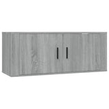 NNEVL 4 Piece TV Cabinet Set Grey Sonoma Engineered Wood