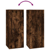 NNEVL 6 Piece TV Cabinet Set Smoked Oak Engineered Wood