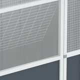 NNEVL Bird Cage Anthracite 215x78x200 cm Galvanised Steel