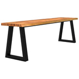 NNEVL Bench with Live Edge 160 cm Solid Wood Acacia