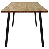 NNEVL Dining Table 150x90x75 cm Solid Wood Acacia