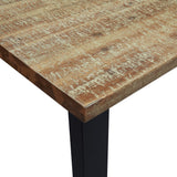 NNEVL Dining Table 150x90x75 cm Solid Wood Acacia