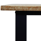 NNEVL Dining Table 150x90x75 cm Solid Wood Acacia