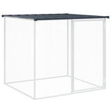 NNEVL Chicken Cage with Roof Anthracite 603x98x90 cm Galvanised Steel