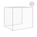NNEVL Chicken Cage with Roof Anthracite 603x98x90 cm Galvanised Steel