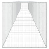 NNEVL Chicken Cage with Roof Anthracite 1003x98x90 cm Galvanised Steel