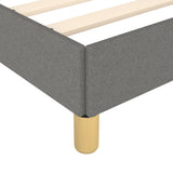 NNEVL Bed Frame Dark Grey 107x203 cm King Single Size Fabric