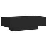 NNEVL Coffee Table Black 100x49.5x31 cm Engineered Wood
