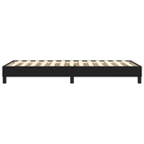 NNEVL Box Spring Bed Frame Black 100x200 cm Faux Leather