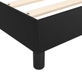 NNEVL Box Spring Bed Frame Black 100x200 cm Faux Leather