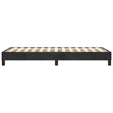 NNEVL Box Spring Bed Frame Black 100x200 cm Velvet