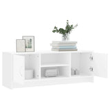 NNEVL TV Cabinet White 102x30x37.5 cm Engineered Wood