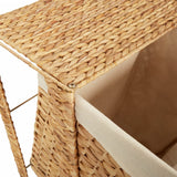 NNEVL Laundry Basket 44x34x64 cm Water Hyacinth