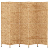 NNEVL Room Divider 5-Panel 205x180 cm Water Hyacinth