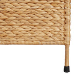 NNEVL Room Divider 5-Panel 205x180 cm Water Hyacinth