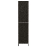 NNEVL Room Divider 5-Panel Black 205x180 cm Water Hyacinth