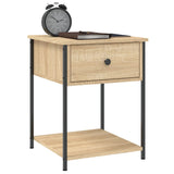 NNEVL Bedside Table Sonoma Oak 44x45x58 cm Engineered Wood
