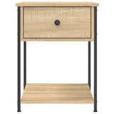 NNEVL Bedside Table Sonoma Oak 44x45x58 cm Engineered Wood