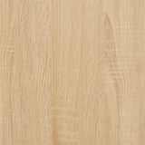 NNEVL Bedside Table Sonoma Oak 44x45x58 cm Engineered Wood