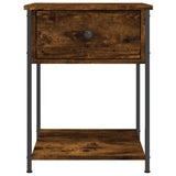 NNEVL Bedside Table Smoked Oak 44x45x58 cm Engineered Wood