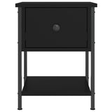 NNEVL Bedside Tables 2 pcs Black 34x35.5x45 cm Engineered Wood