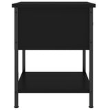 NNEVL Bedside Tables 2 pcs Black 34x35.5x45 cm Engineered Wood