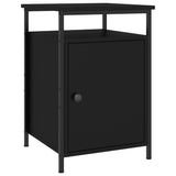 NNEVL Bedside Cabinets 2 pcs Black 40x42x60 cm Engineered Wood