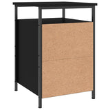 NNEVL Bedside Cabinets 2 pcs Black 40x42x60 cm Engineered Wood