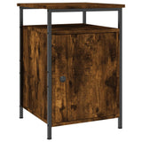 NNEVL Bedside Cabinet Smoked Oak 40x42x60 cm Engineered Wood