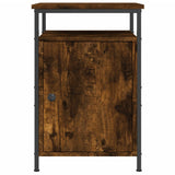 NNEVL Bedside Cabinet Smoked Oak 40x42x60 cm Engineered Wood
